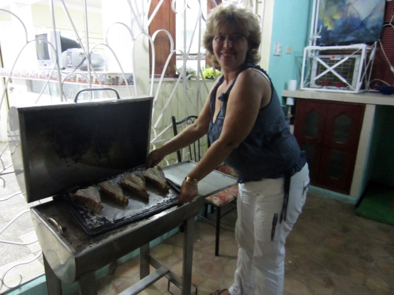 grilled lobster in cuba trinidad carribean food