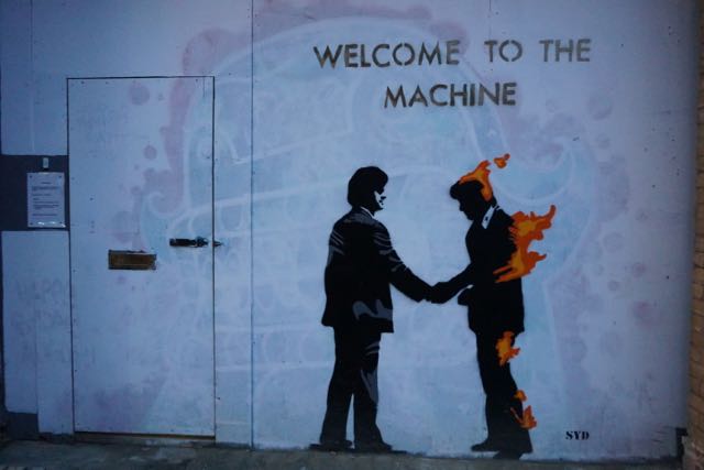 street art in london syd brick lane