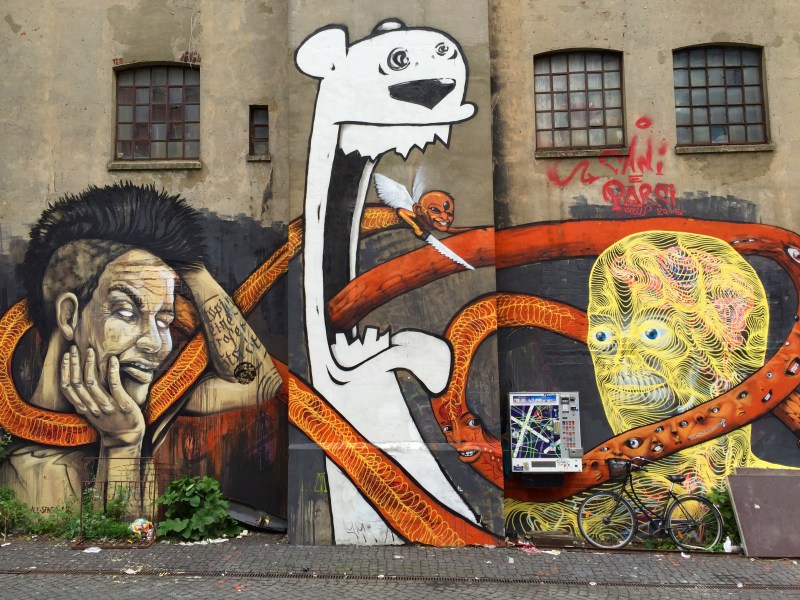 street art in hamburg various artists gängeviertel
