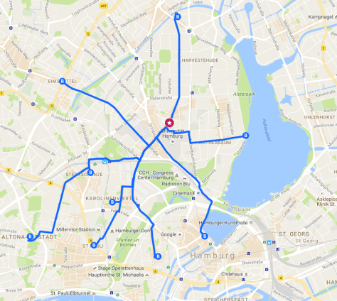 Travel guide to Hamburg Germany - The Best Neighbourhoods of Hambrug - Grindel Walking tour for Art Nouveau Architecture