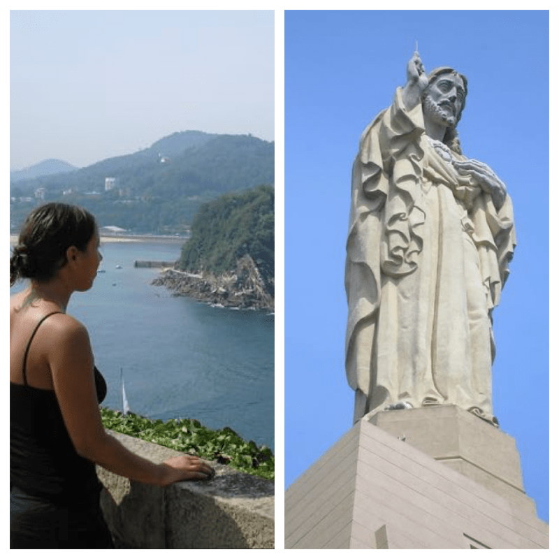 things to do in san sebastian monte urgull mota castle jesus statue