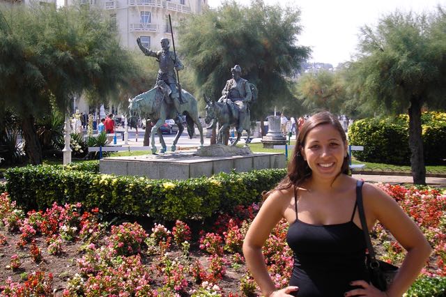 things to do in san sebatian don quixote statue in san sebastian