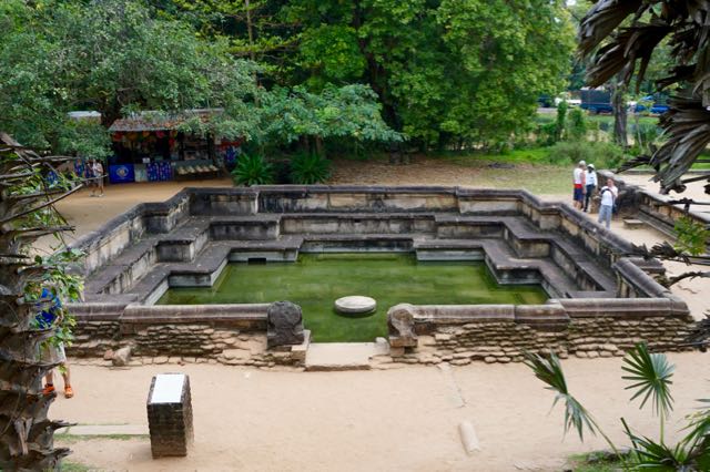 Visiting ancient city Pollonaruwa Sri Lanka - Royal Bath