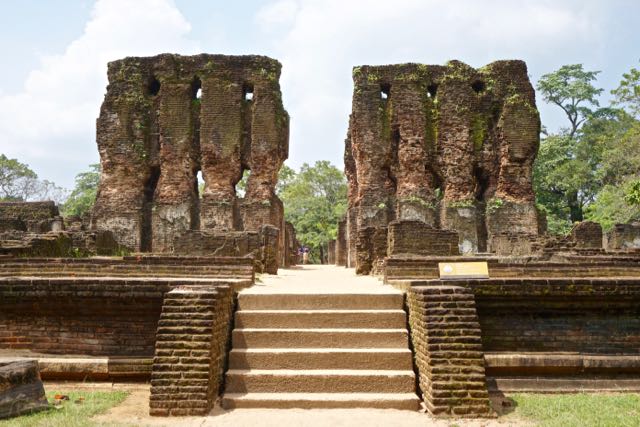 Visiting ancient city Pollonaruwa Sri Lanka - Royal Palace