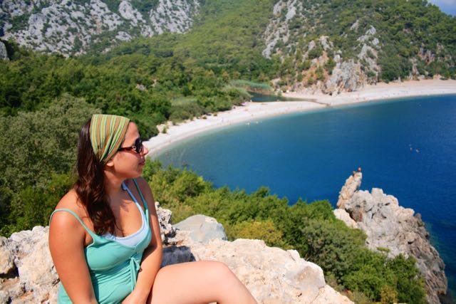 Summer vacation in Olympos Beach - Mediterranean Sea - Antalya - Turkey