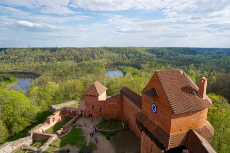 Day trip from Riga to Sigulda - Views of Gauja National Park from Turaida Castle Tower