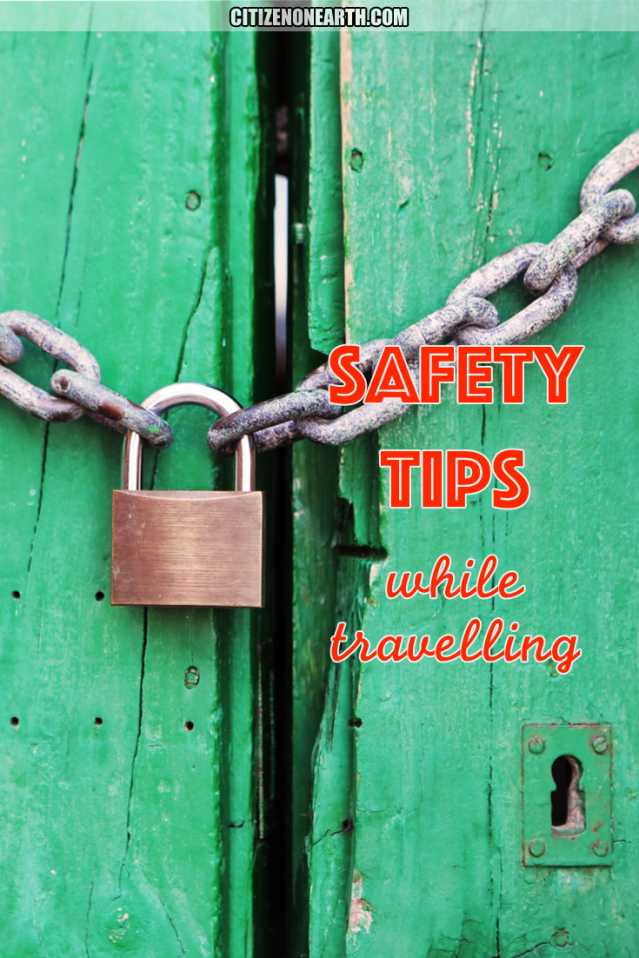 Safety tips while traveling