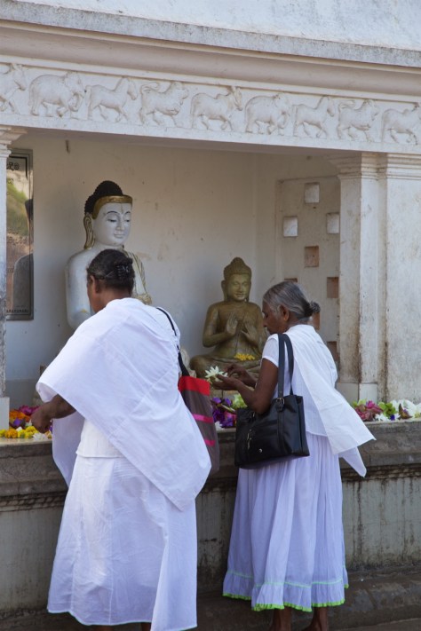 Visiting Ancient City of Anuradhapura in Sri Lanka - Buddhist Religious Day