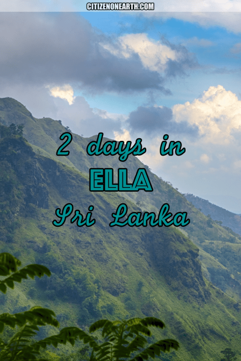 Things to do in 2 days in Ella - Sri Lanka