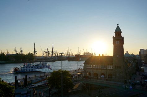 Insider Travel Guide to Hamburg - Germany - Panoramic Views of Hamburg - Platform above Train Station Landungsbrücken